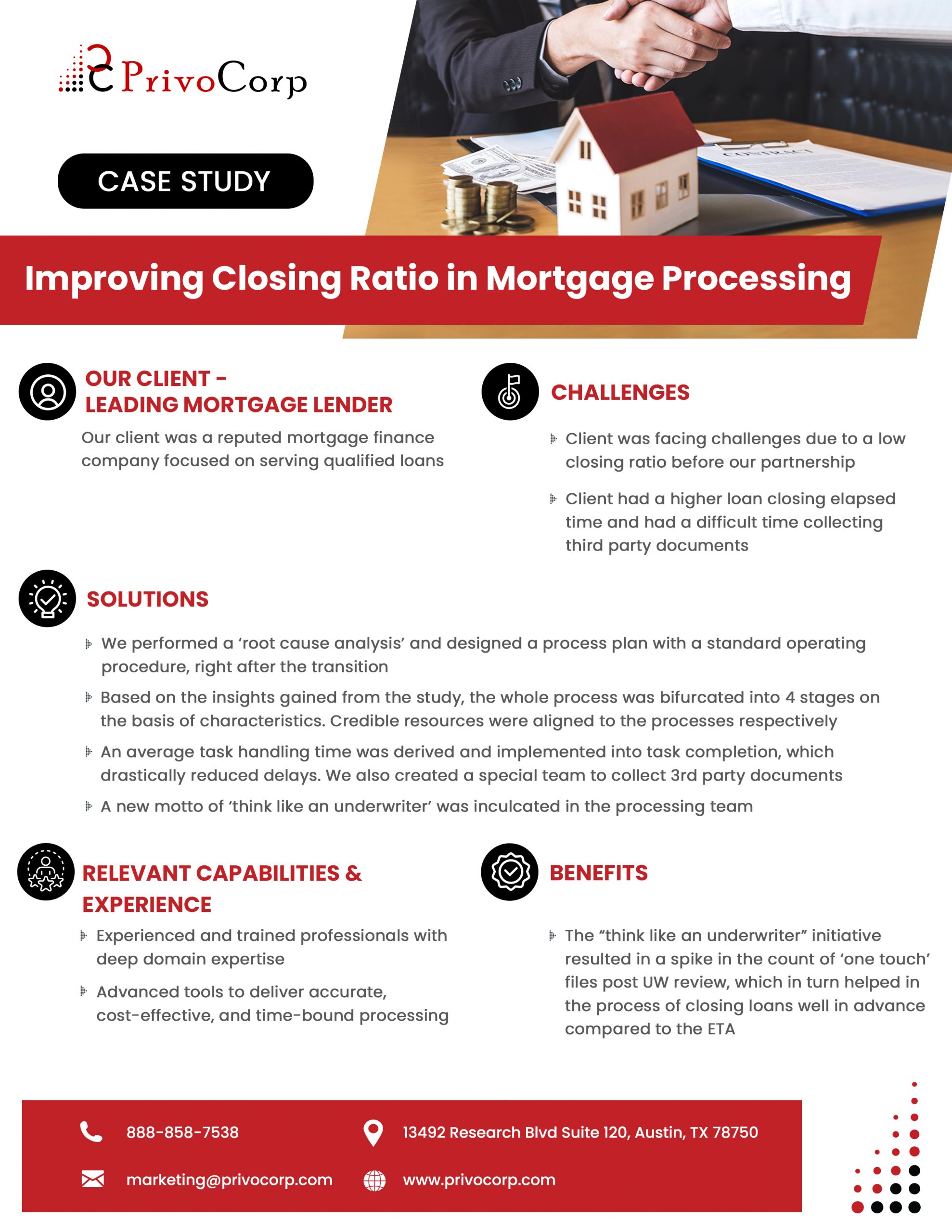PrivoCorp - Case Study - Improving Closing Ratio in Contract Processing